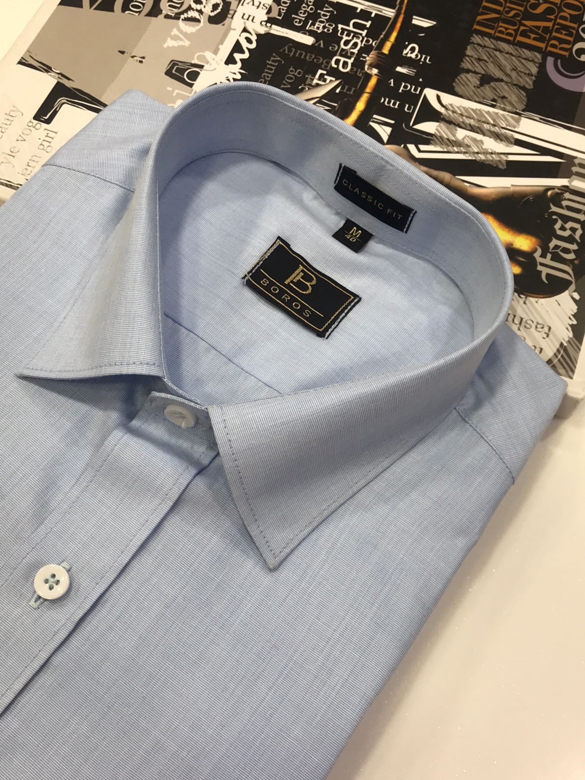 One Plus Light Blue shirt