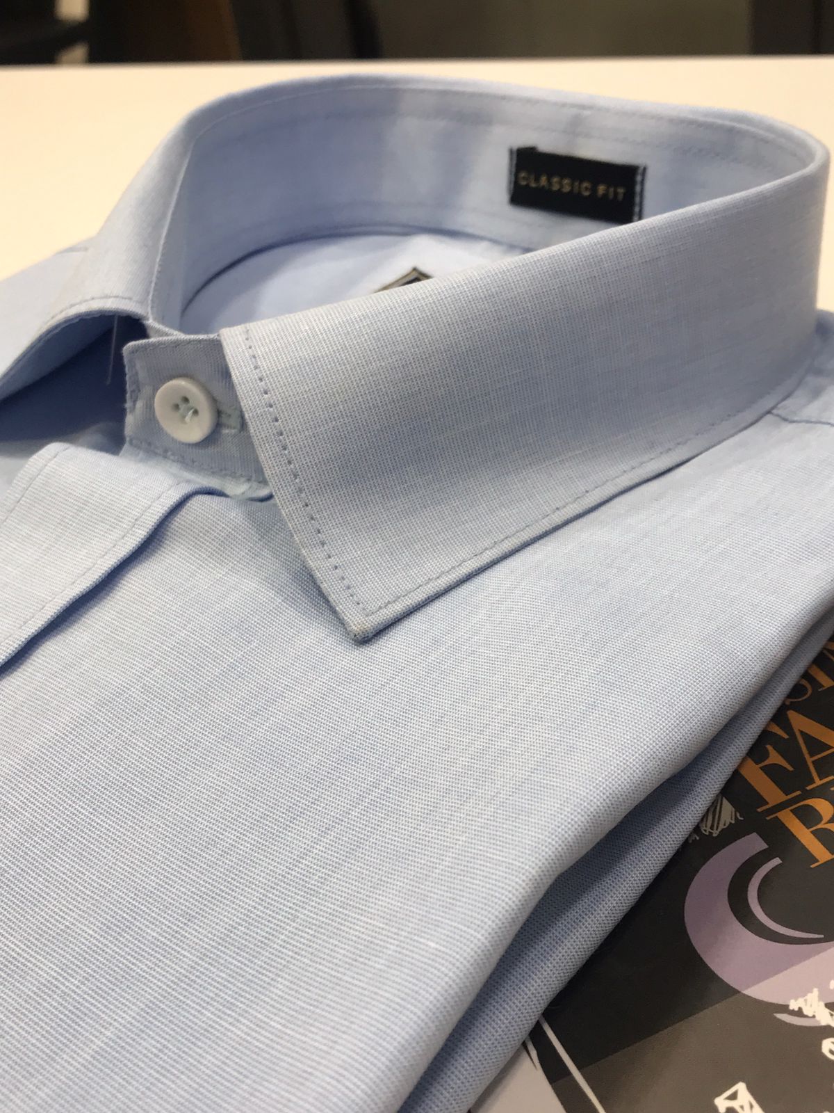 One Plus Light Blue shirt