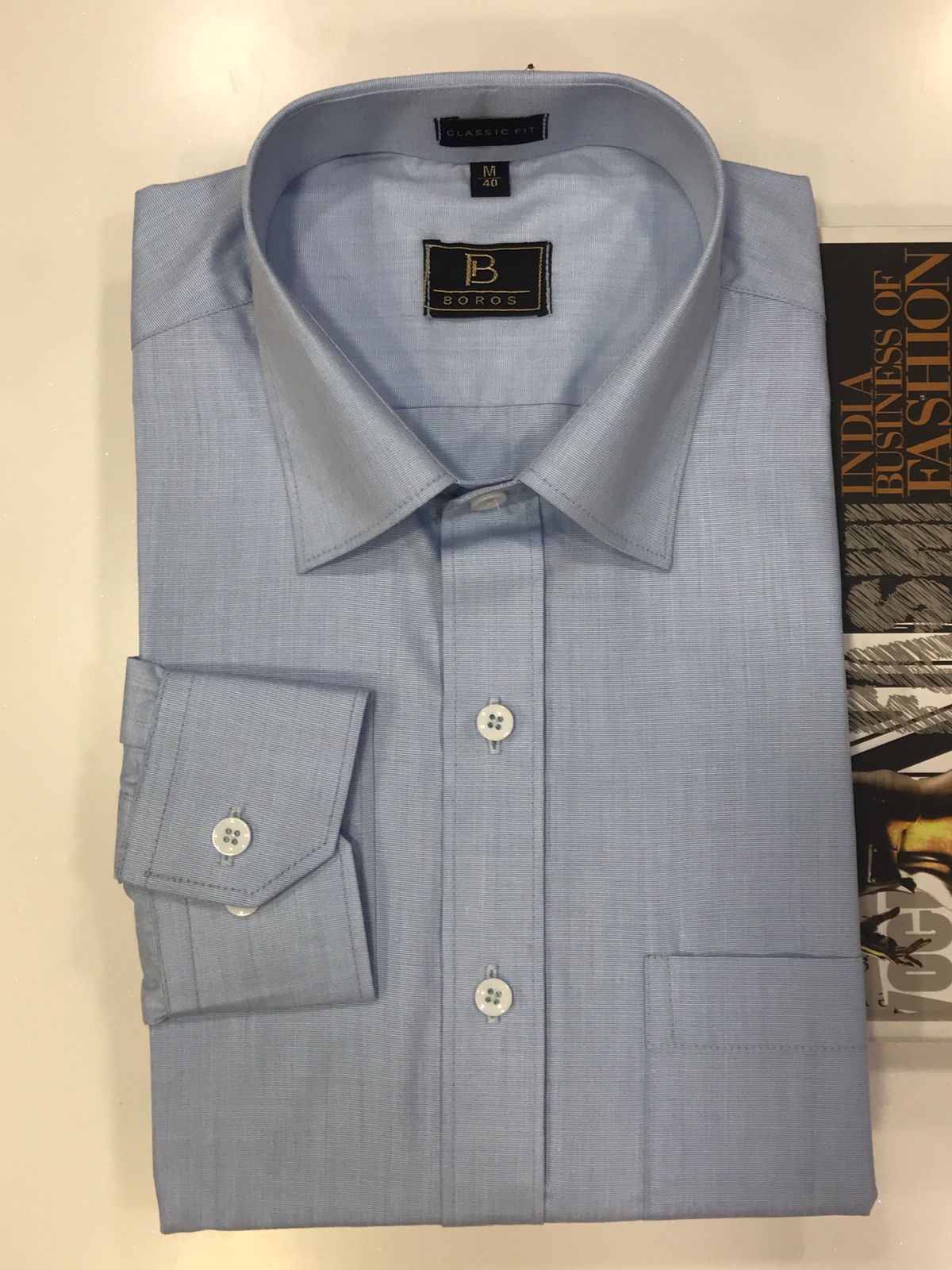 One Plus Light Blue shirt