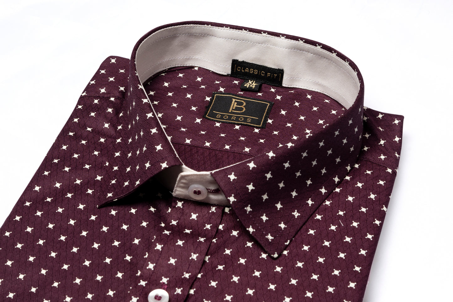 Craneberry Maroon Printed