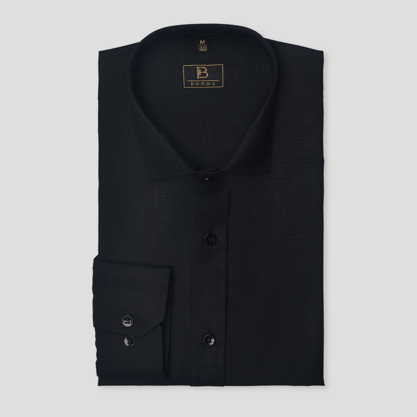 Black Solid Shirt