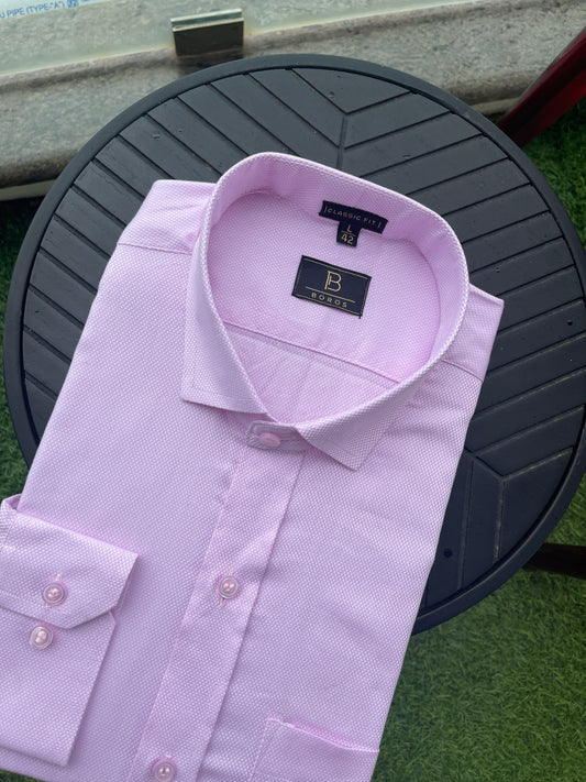 Dobby Light Pink Shirt