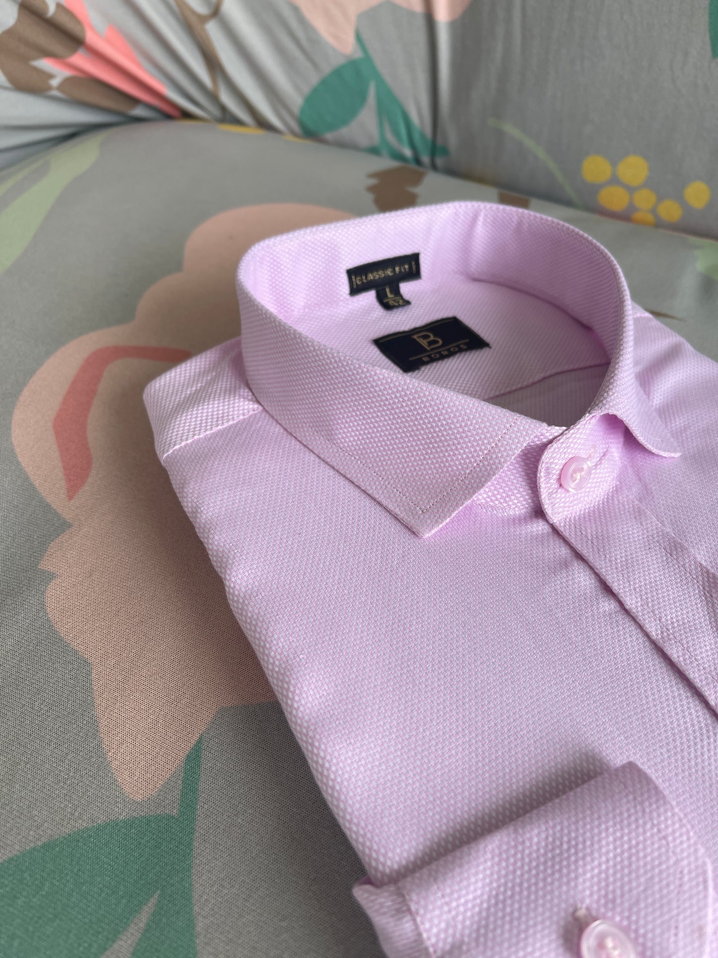 Dobby Light Pink Shirt