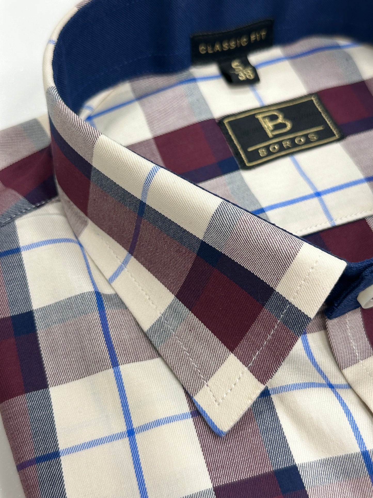 Blue Red Checks Shirt
