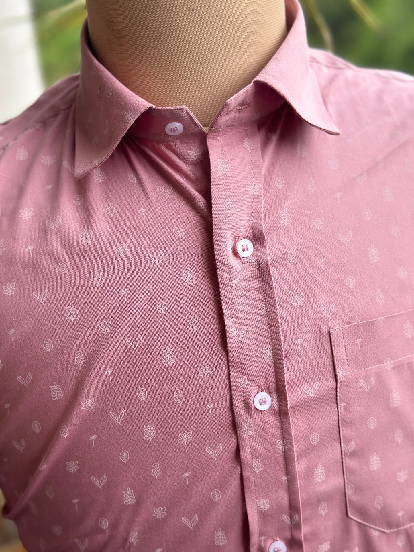 Punch Pink printed shirt