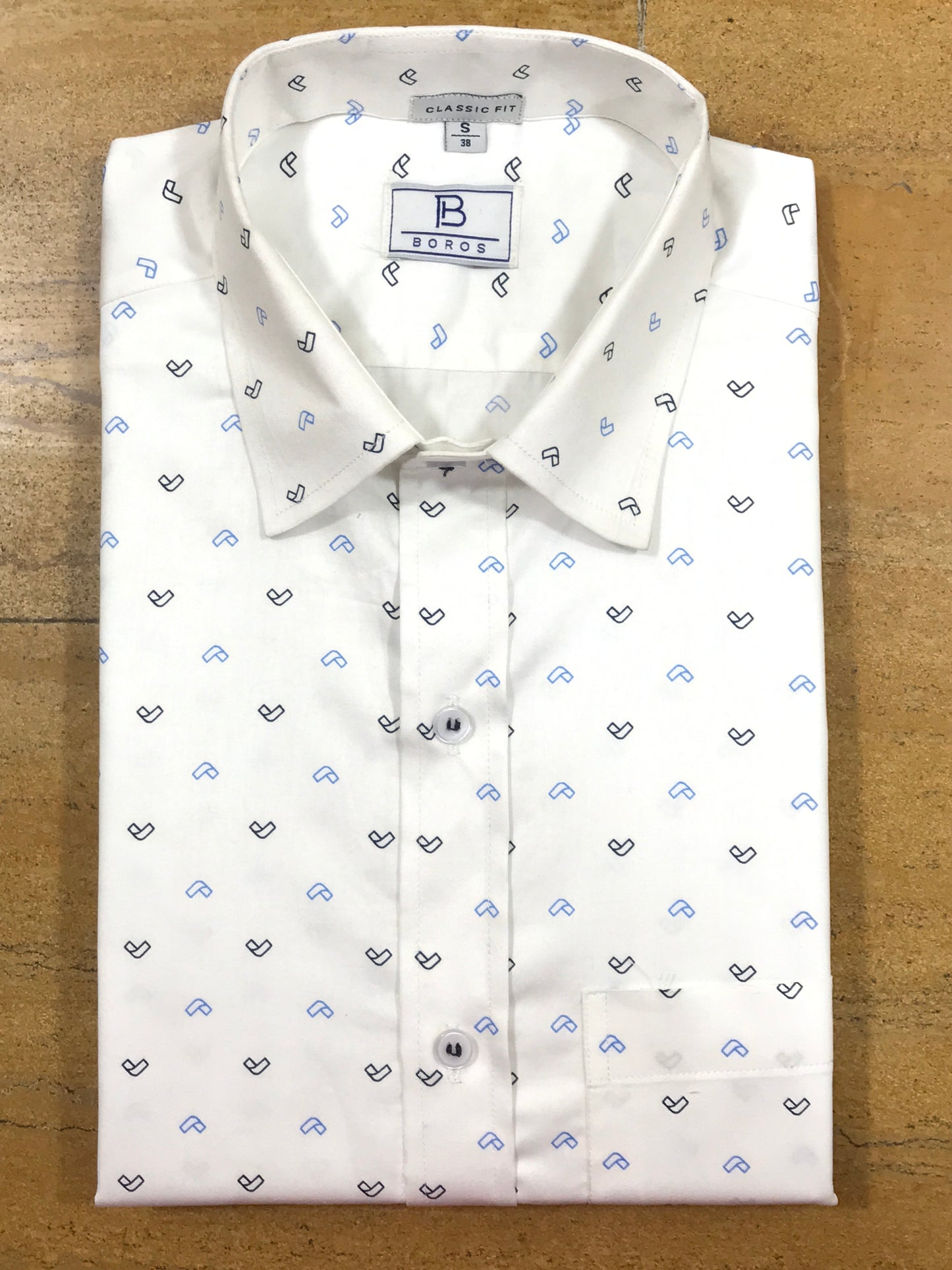 Dark Light Blue Arrow Shirt