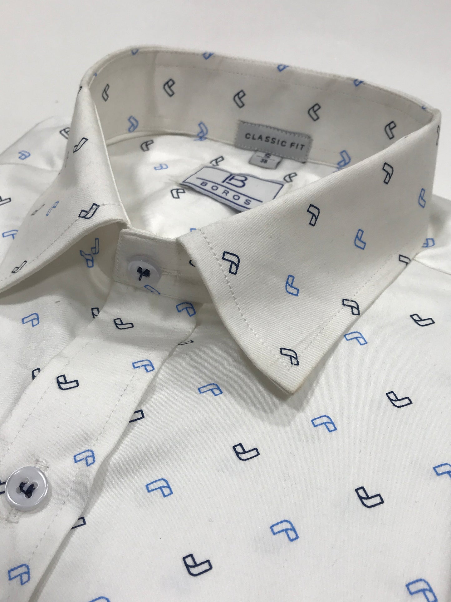 Dark Light Blue Arrow Shirt