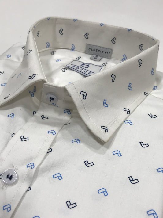 Dark Light Blue Arrow Shirt