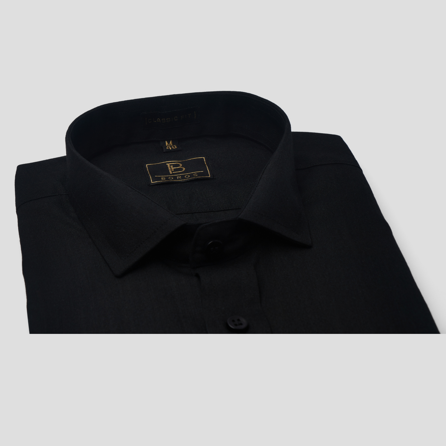 Black Solid Shirt