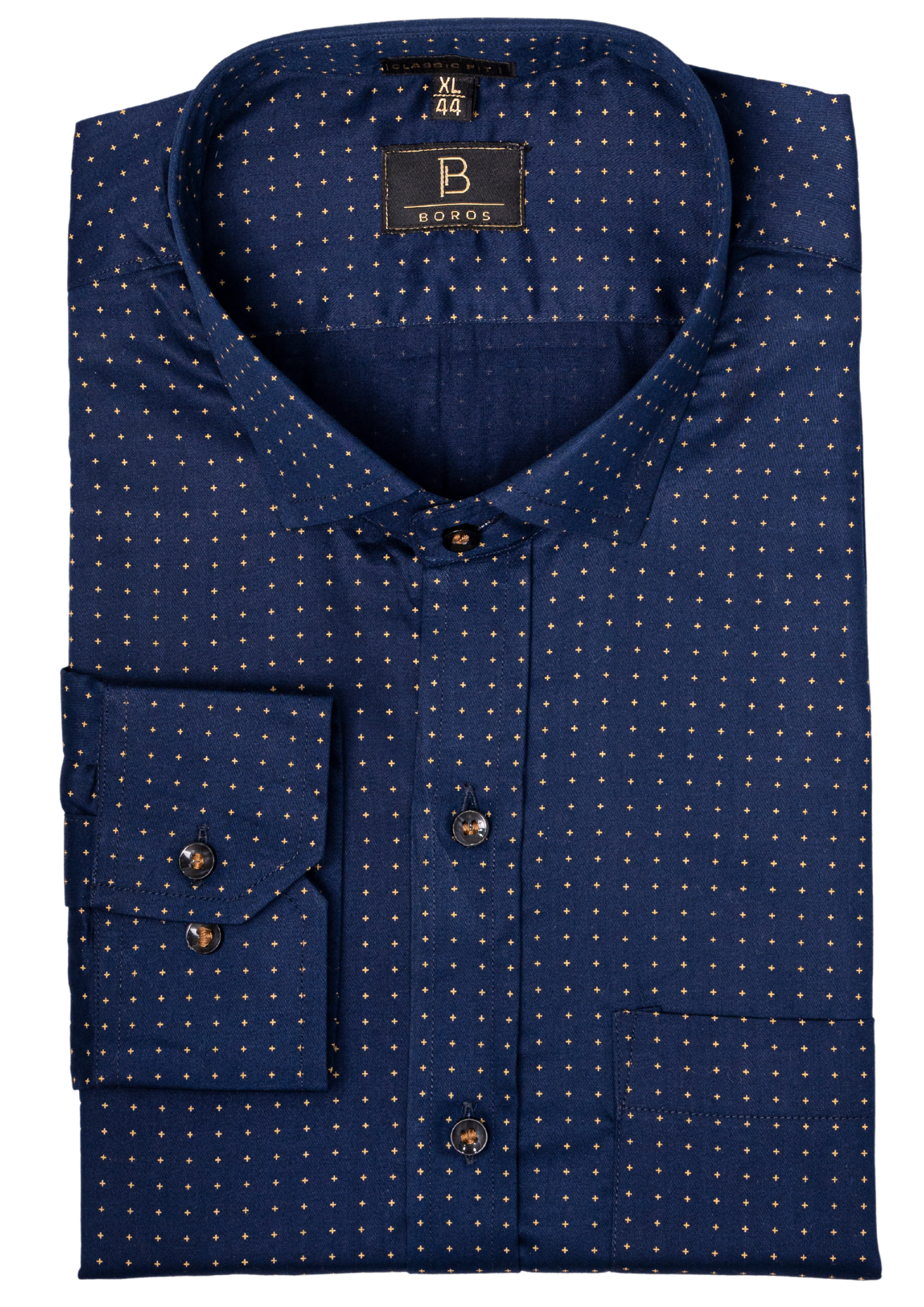 Futurstic Navy Blue Shirt