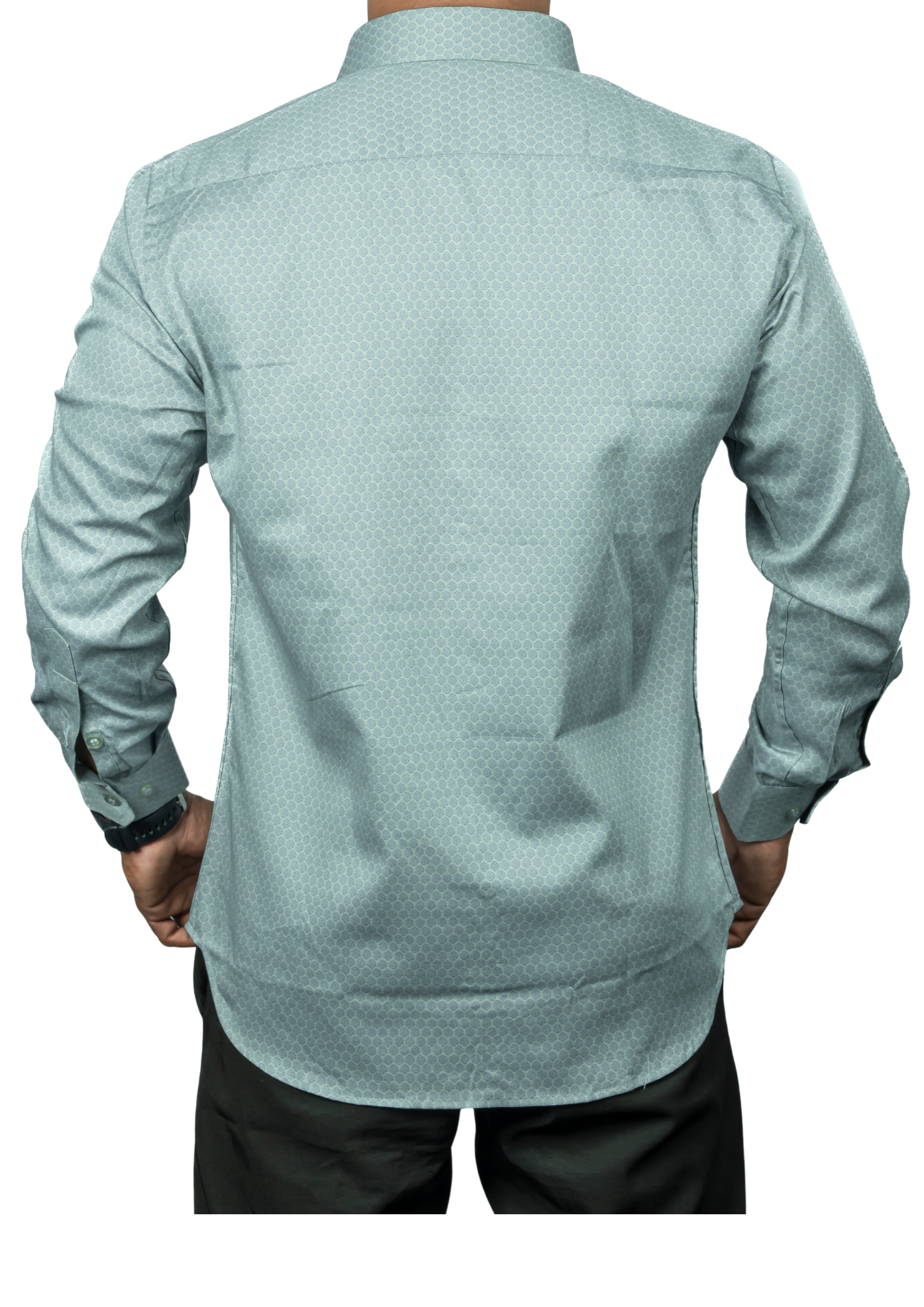 Honeycomb Blue Shirt