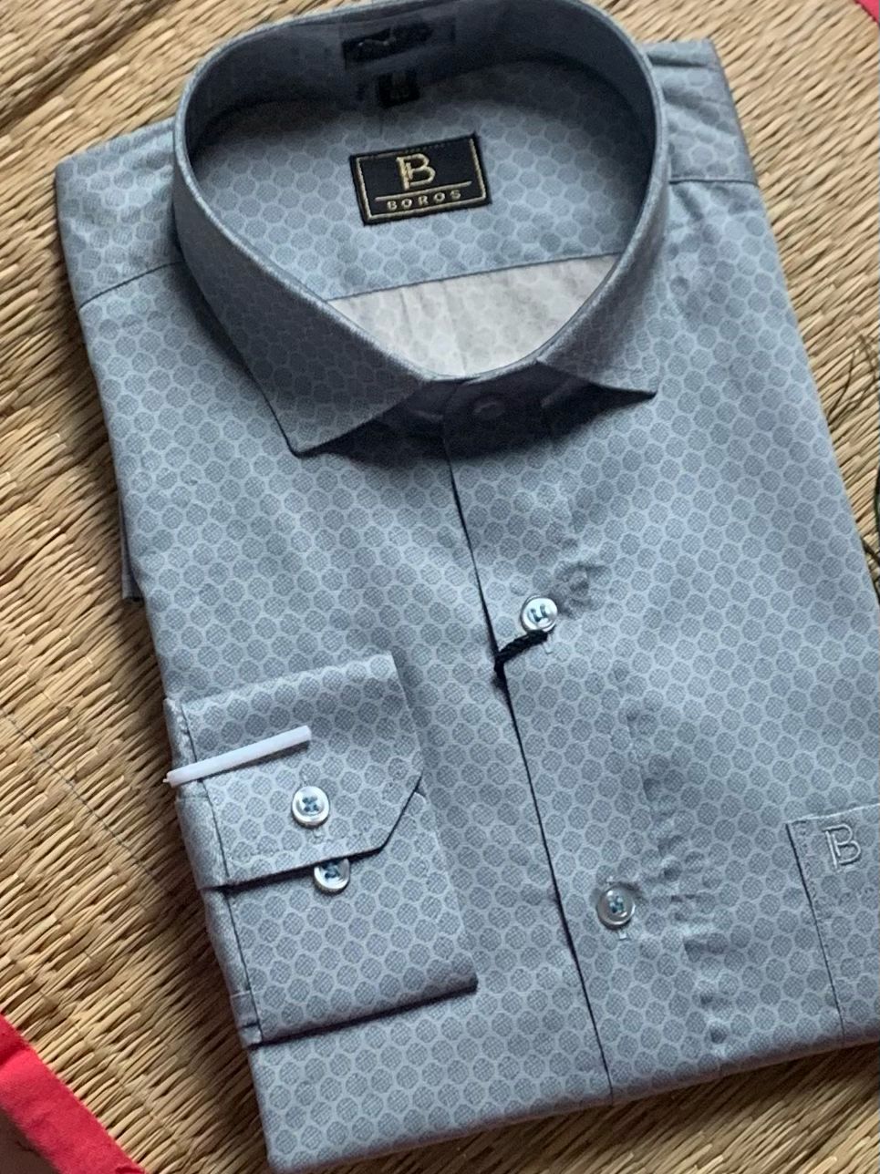 Honeycomb Blue Shirt