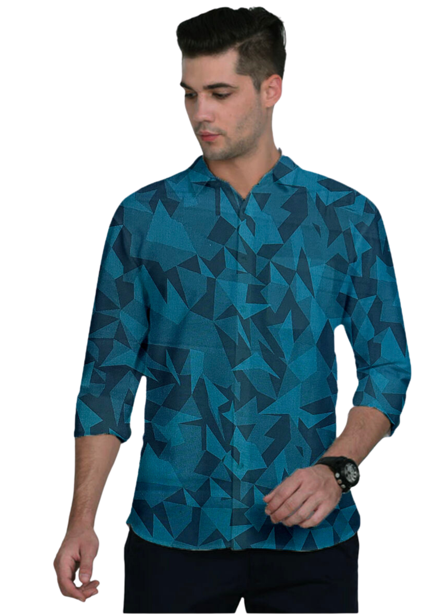 Hinter Green Printed