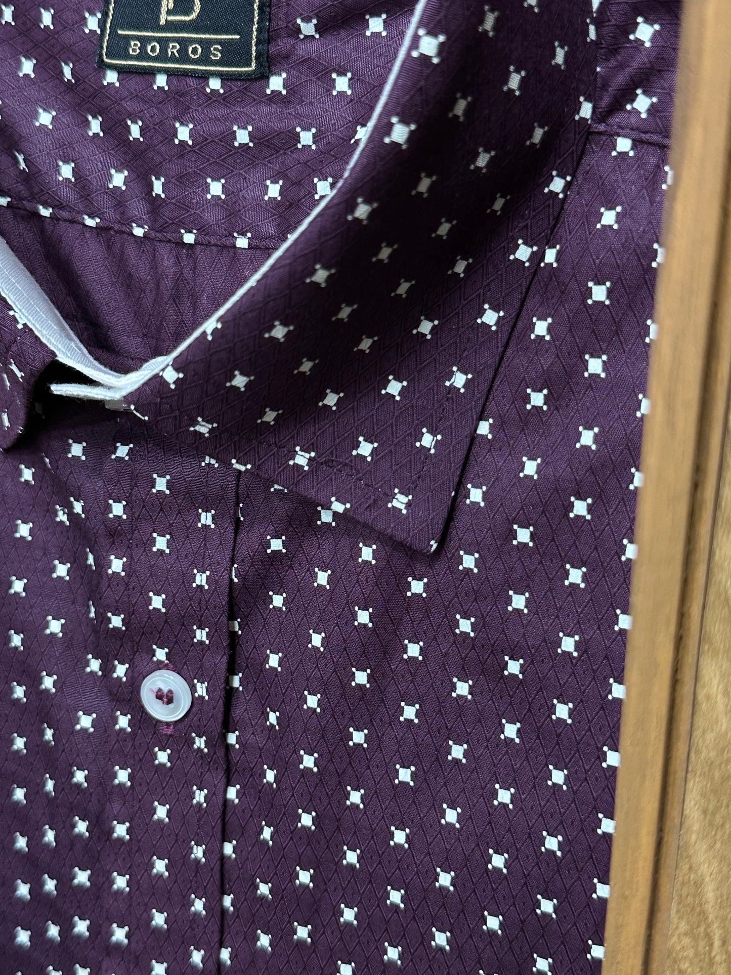 Craneberry Maroon Printed