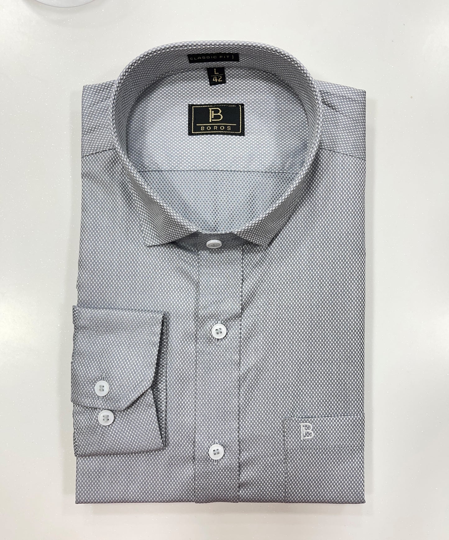 Icon Grey Dobby Shirt