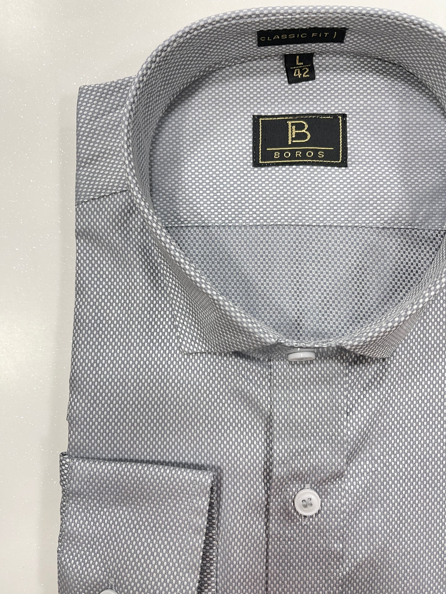 Icon Grey Dobby Shirt