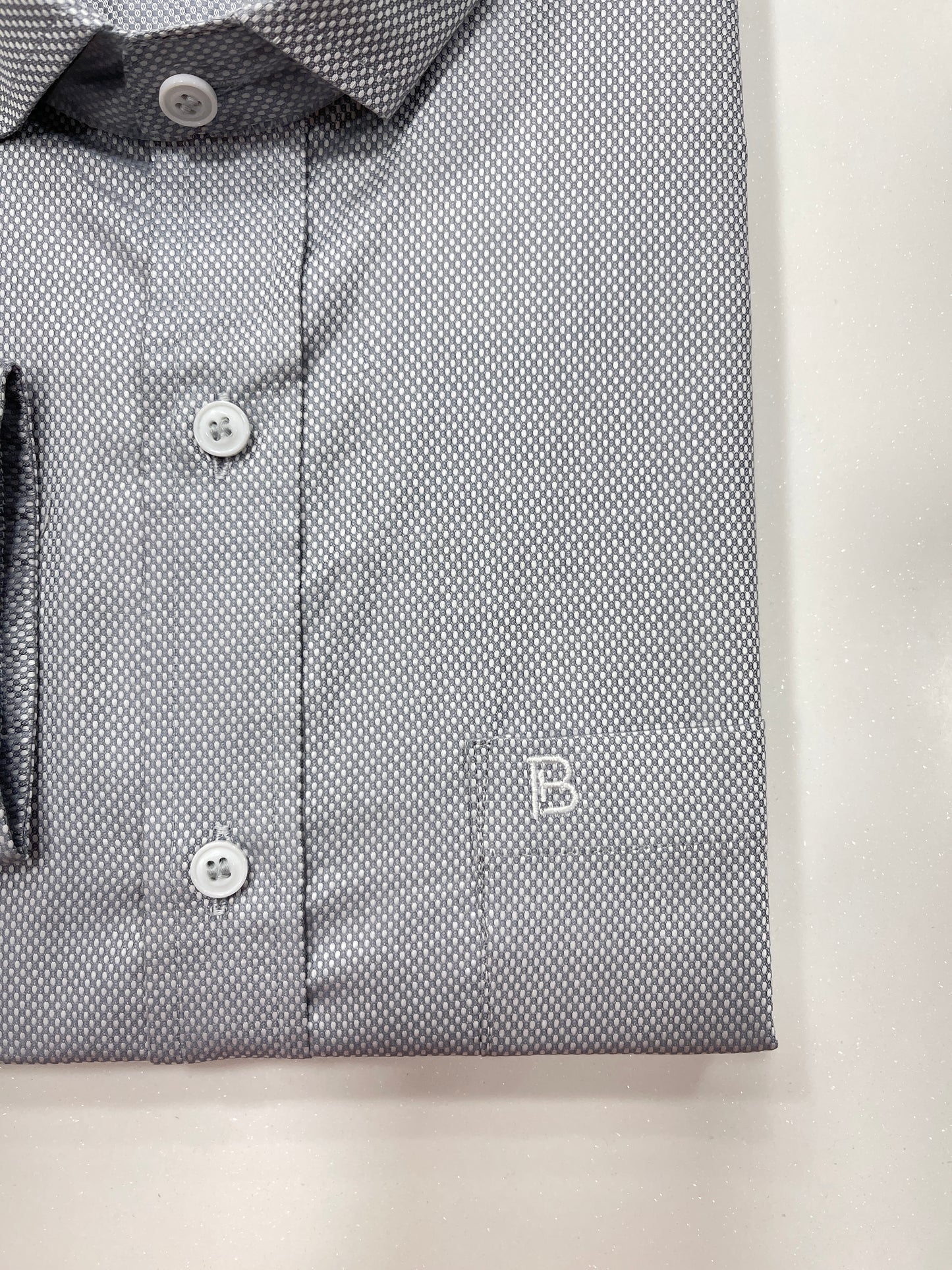 Icon Grey Dobby Shirt