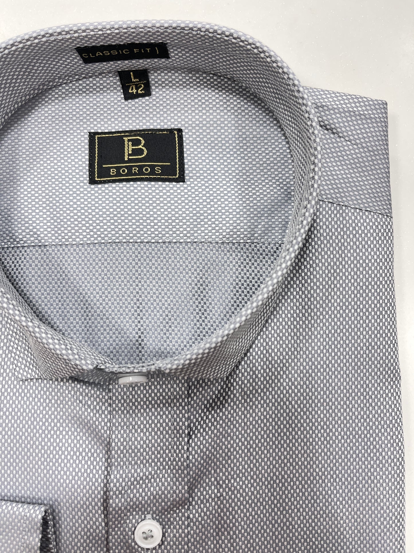 Icon Grey Dobby Shirt