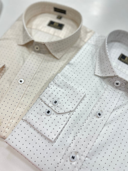 Futurstic Cream Shirt