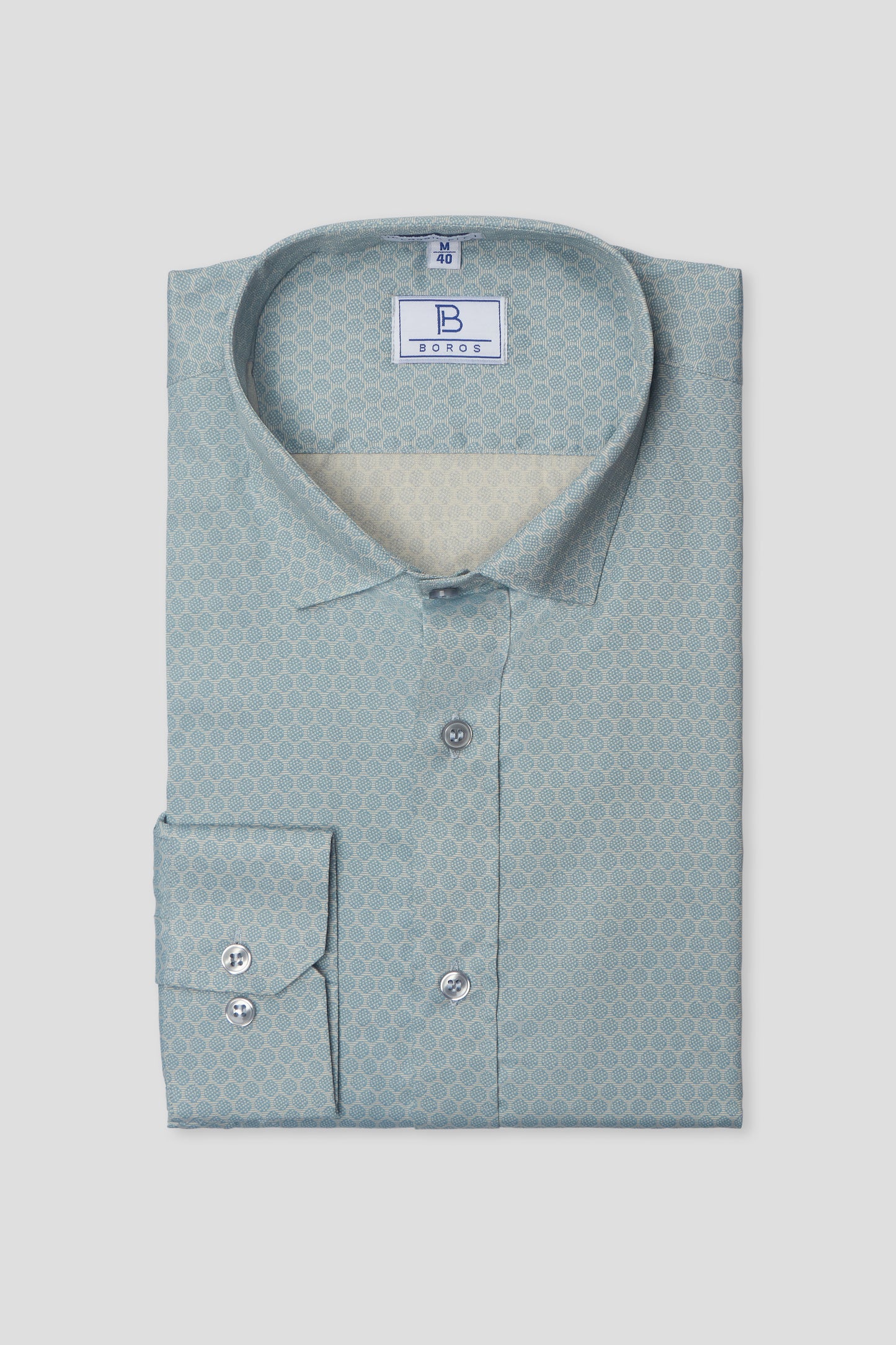 Honeycomb Blue Shirt