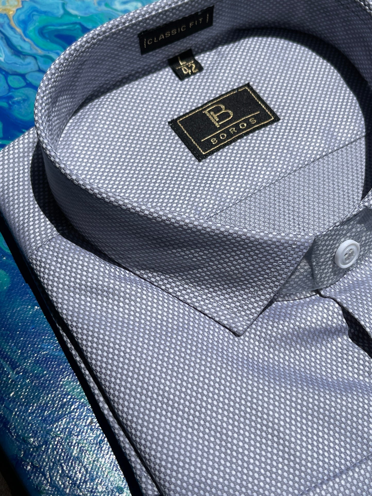 Icon Grey Dobby Shirt