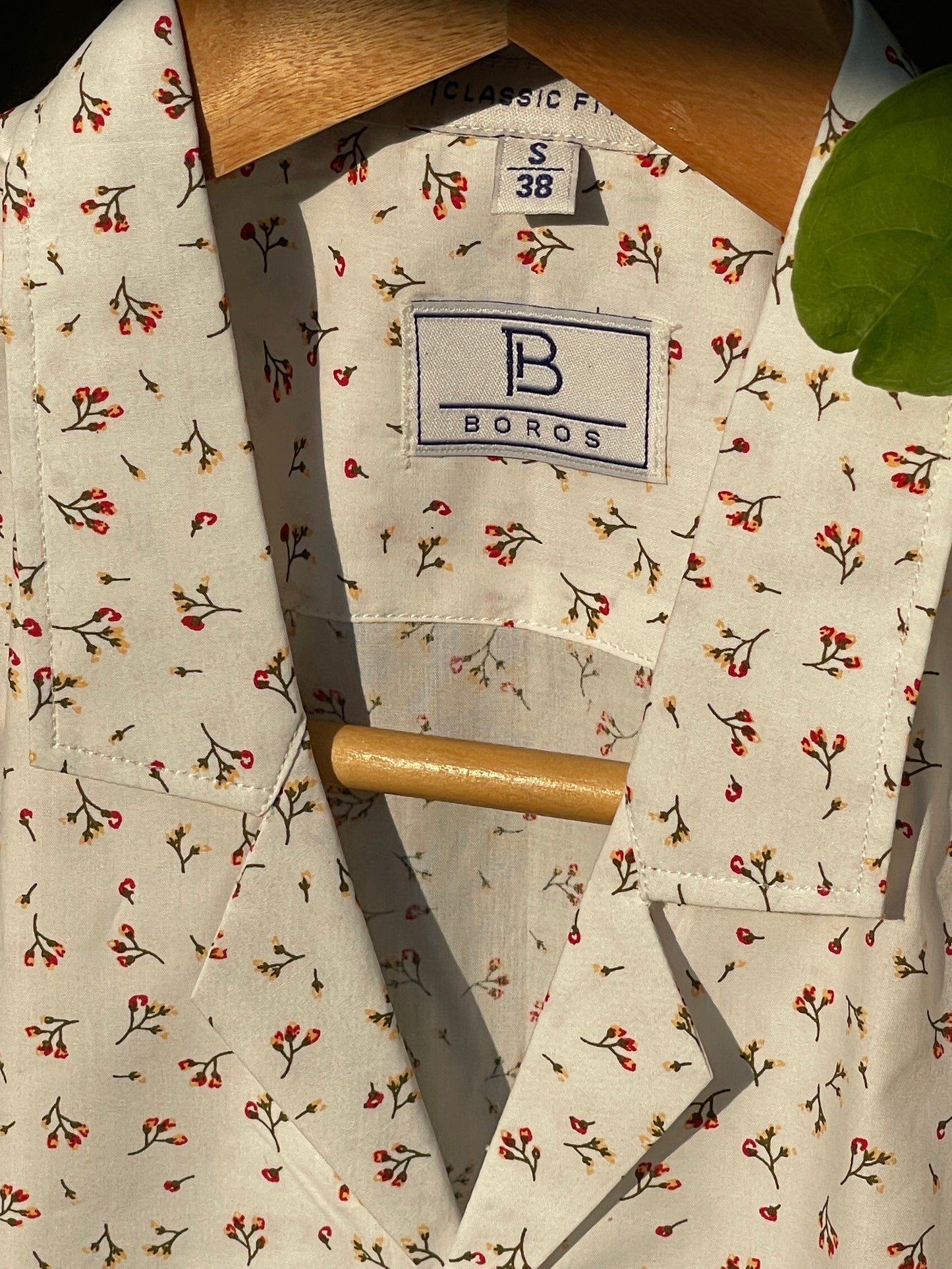 Ice White Floral Shirt