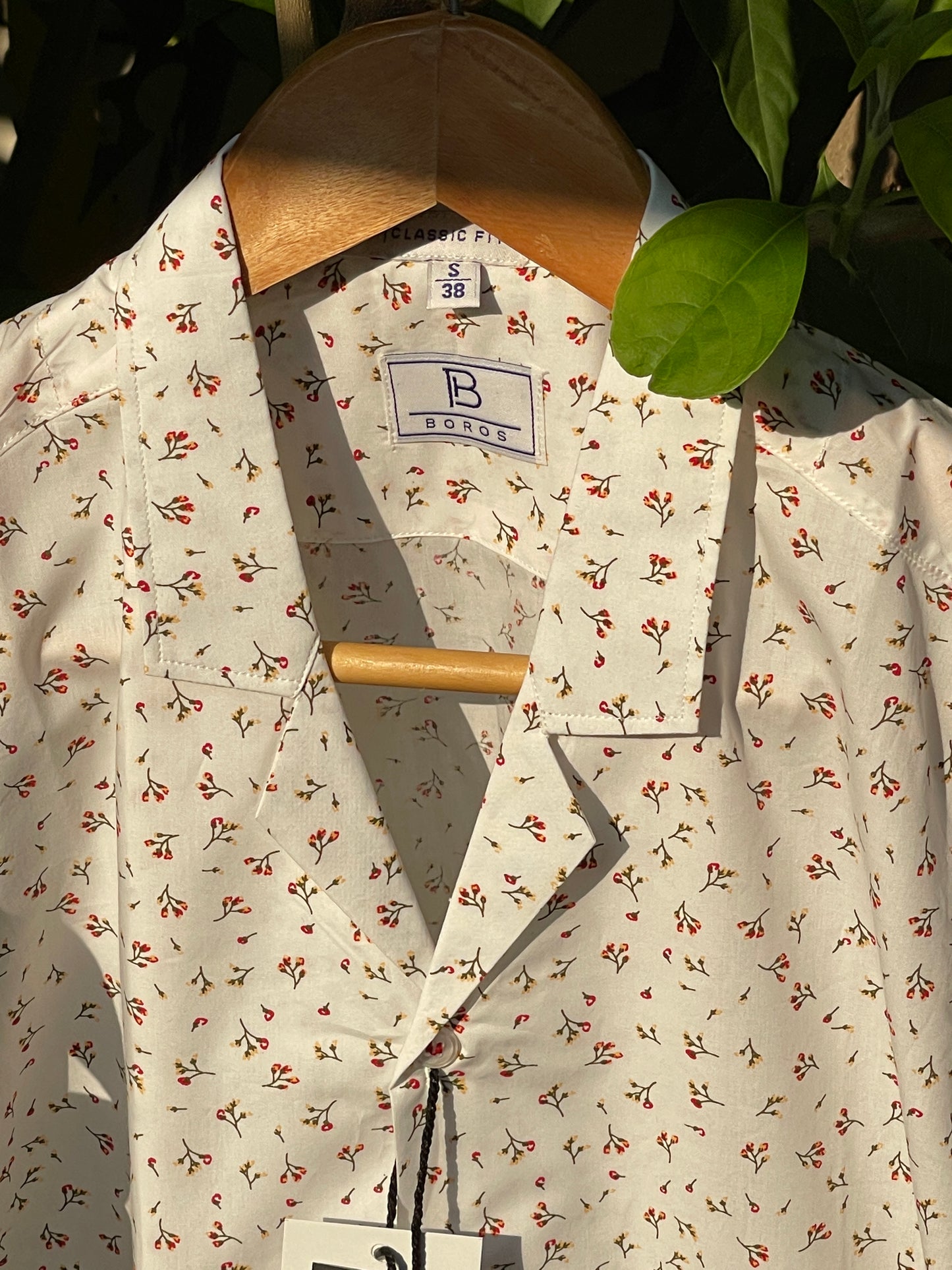 Ice White Floral Shirt
