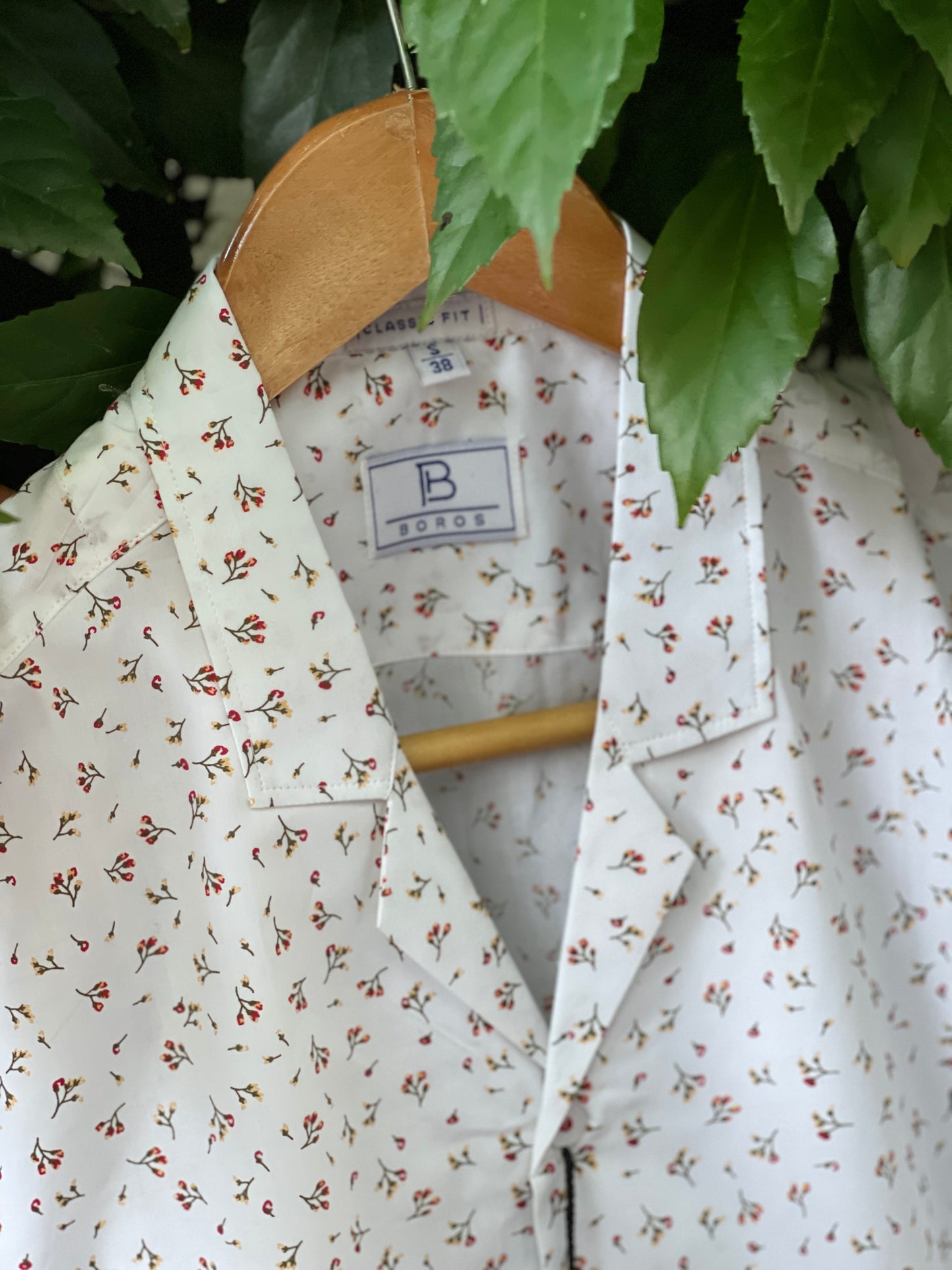 Ice White Floral Shirt
