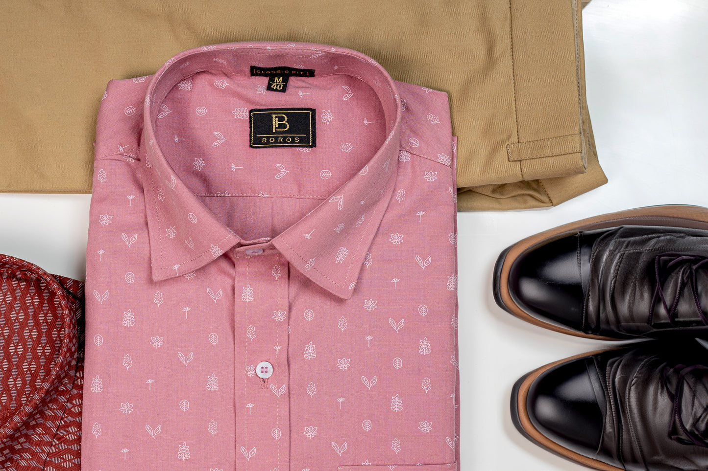 Punch Pink printed shirt