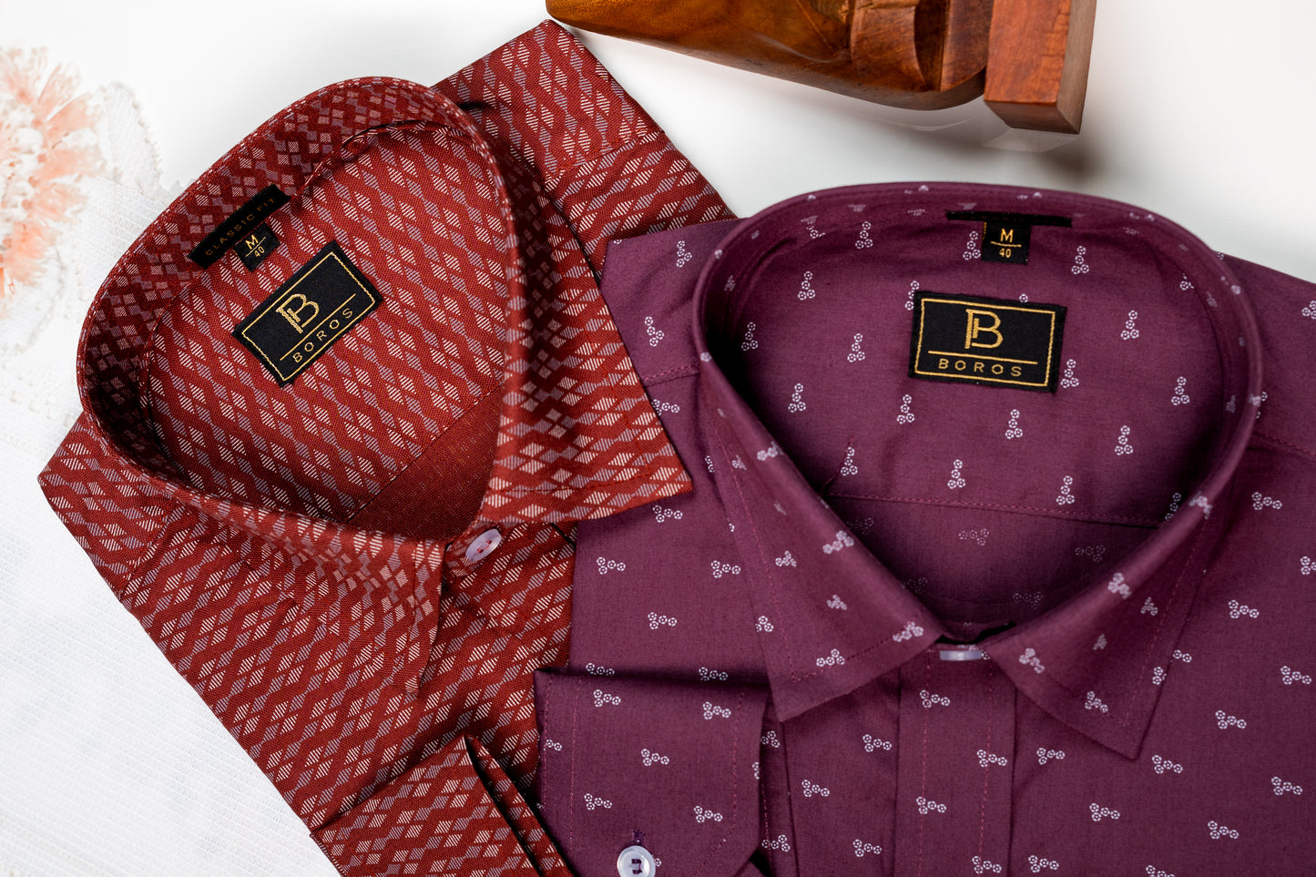 Polaris Maoon Printed Shirt