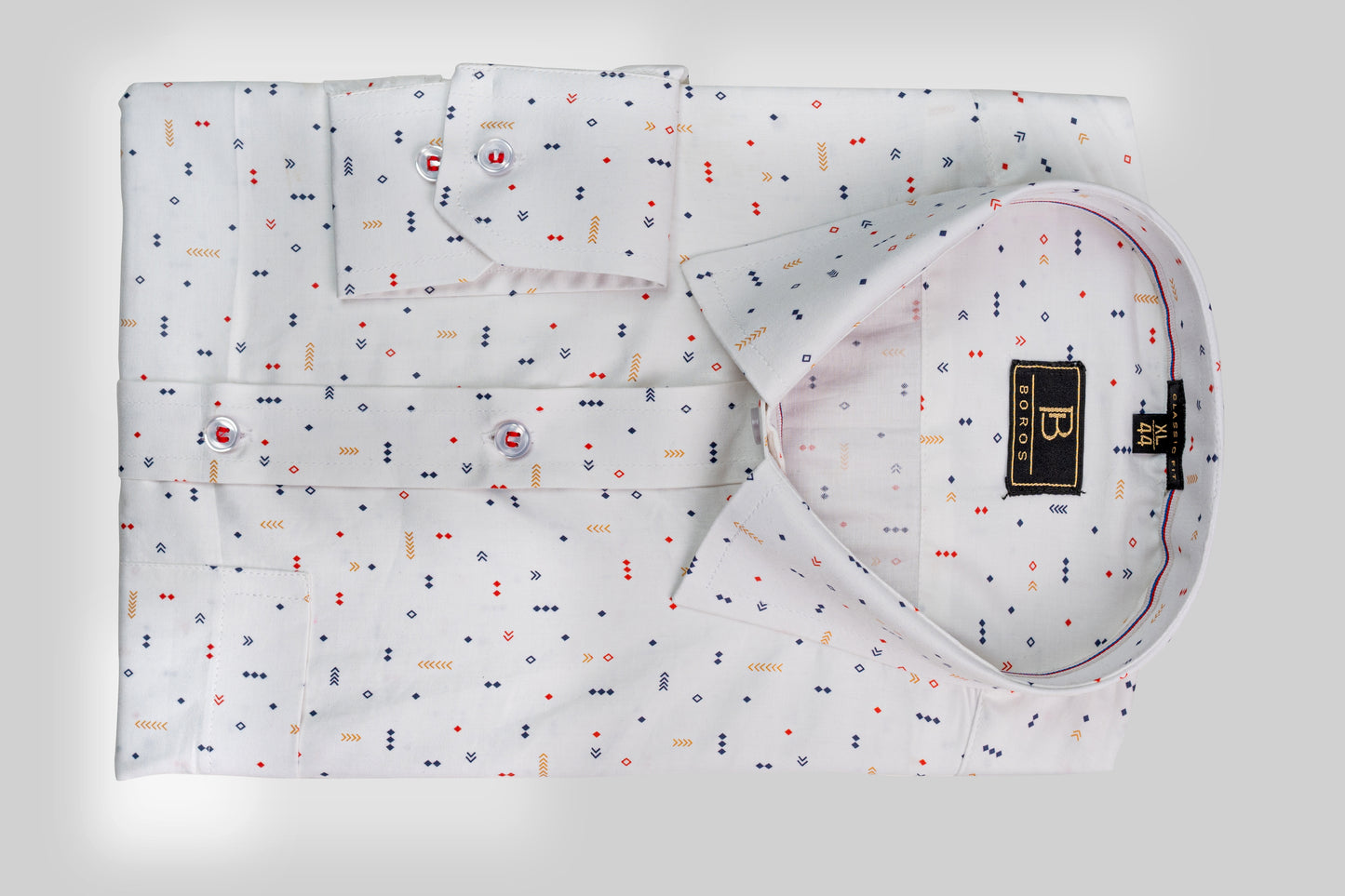 Cotton Geometric Shirt