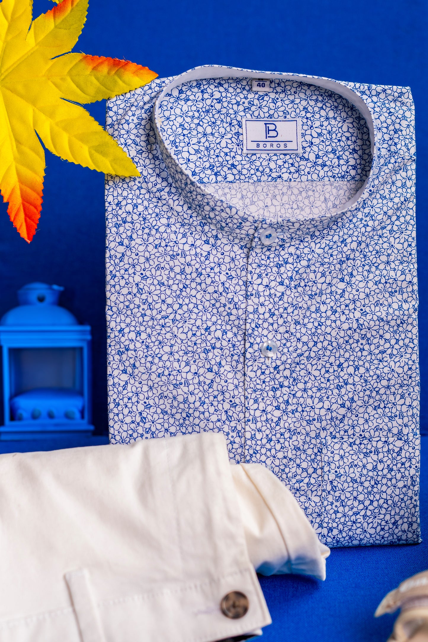 Napolean White Floral Shirt