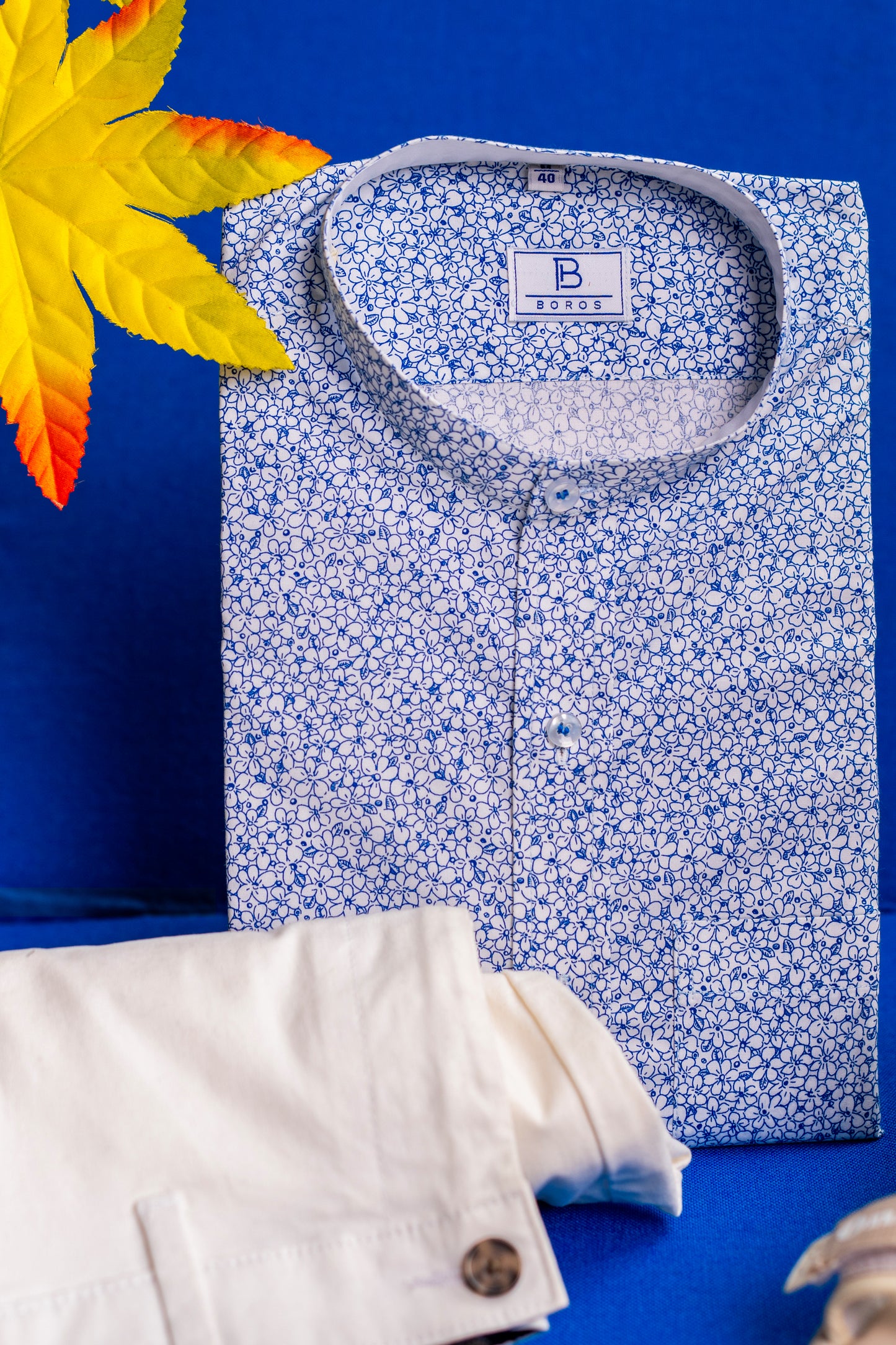 Napolean White Floral Shirt