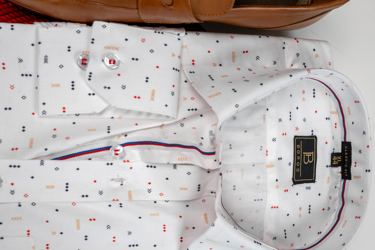 Cotton Geometric Shirt