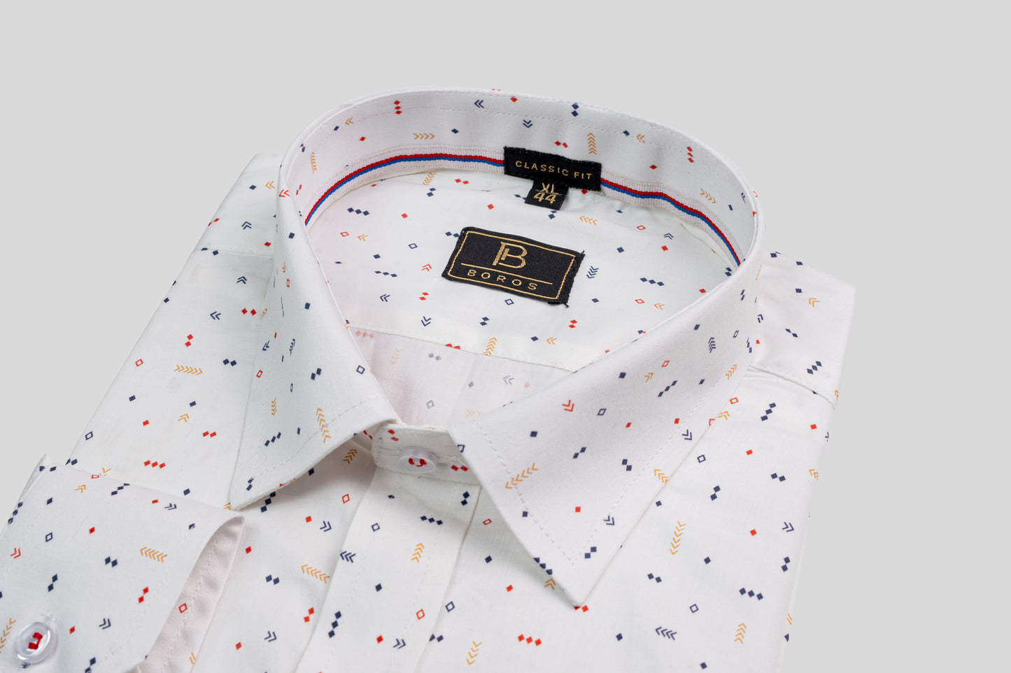 Cotton Geometric Shirt