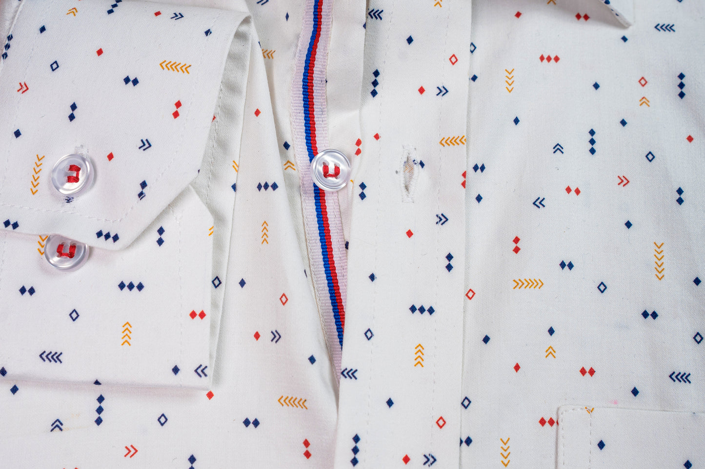 Cotton Geometric Shirt