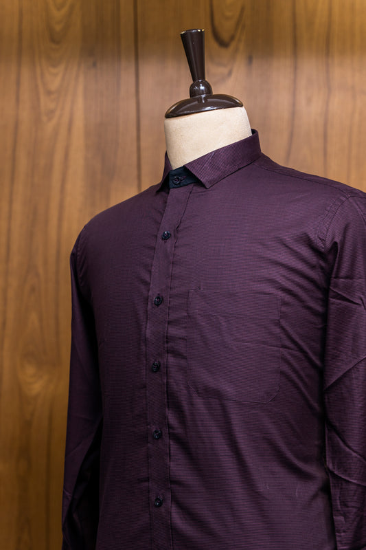 Symond Maroon Shirt