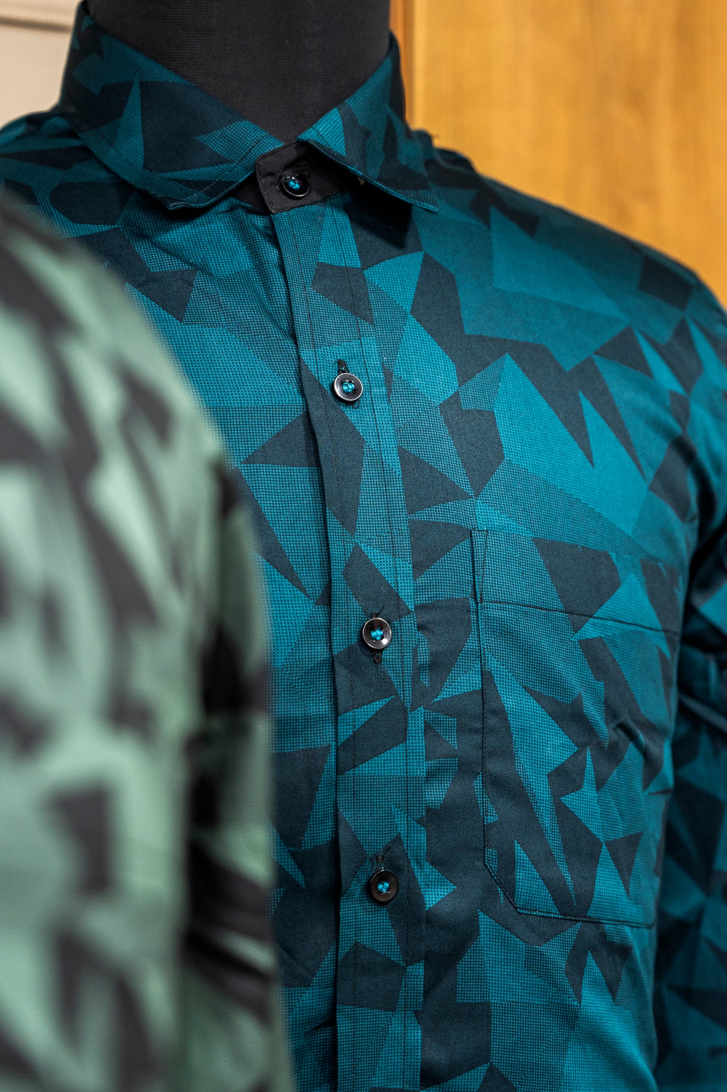 Hinter Green Printed