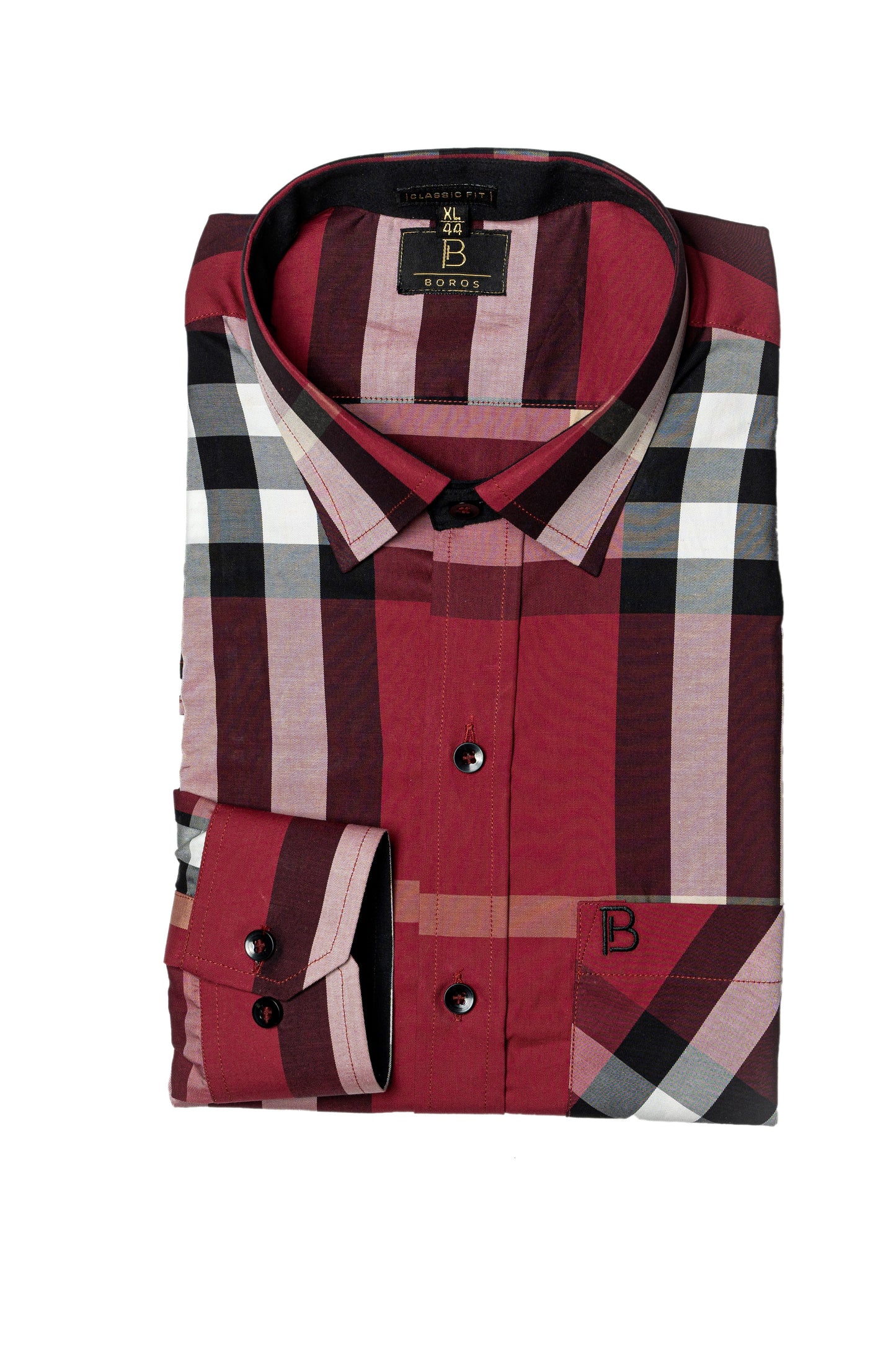 VCP Maroon Checks Shirts
