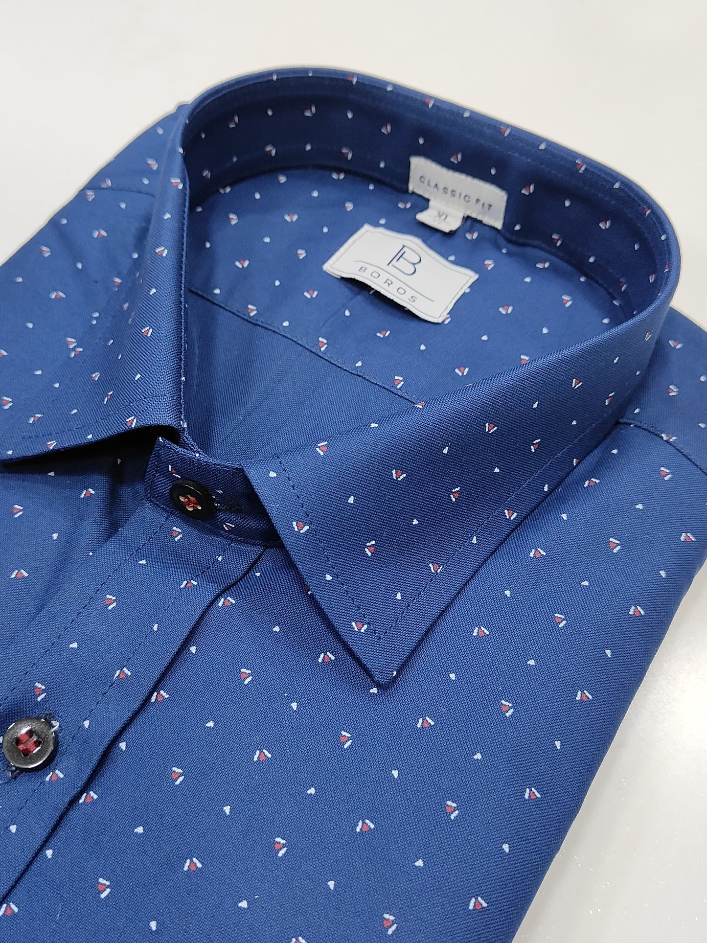 Clear Blue Print Shirt