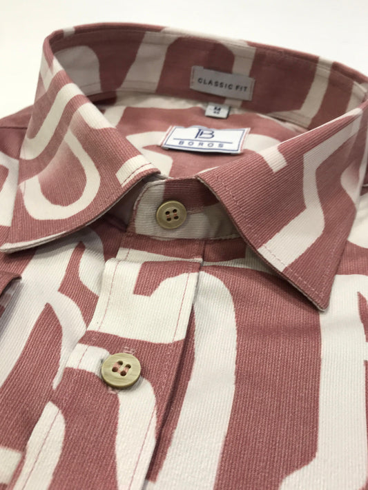 Multi Maroon Printed Shirt