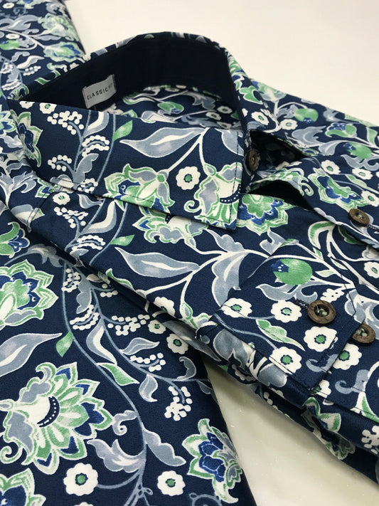 Turtle Blue Print Shirt
