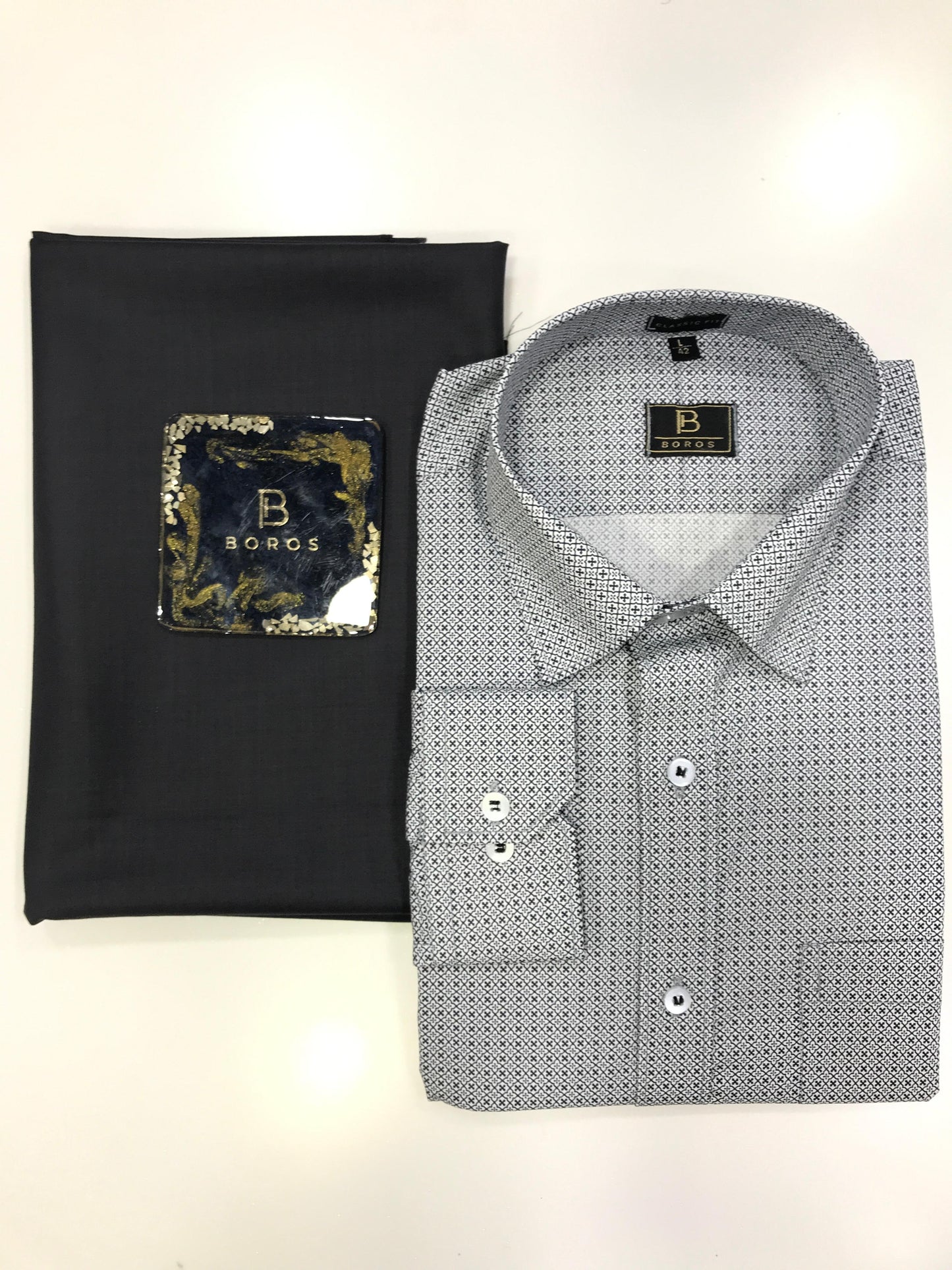 Caribean Blue Print Shirt