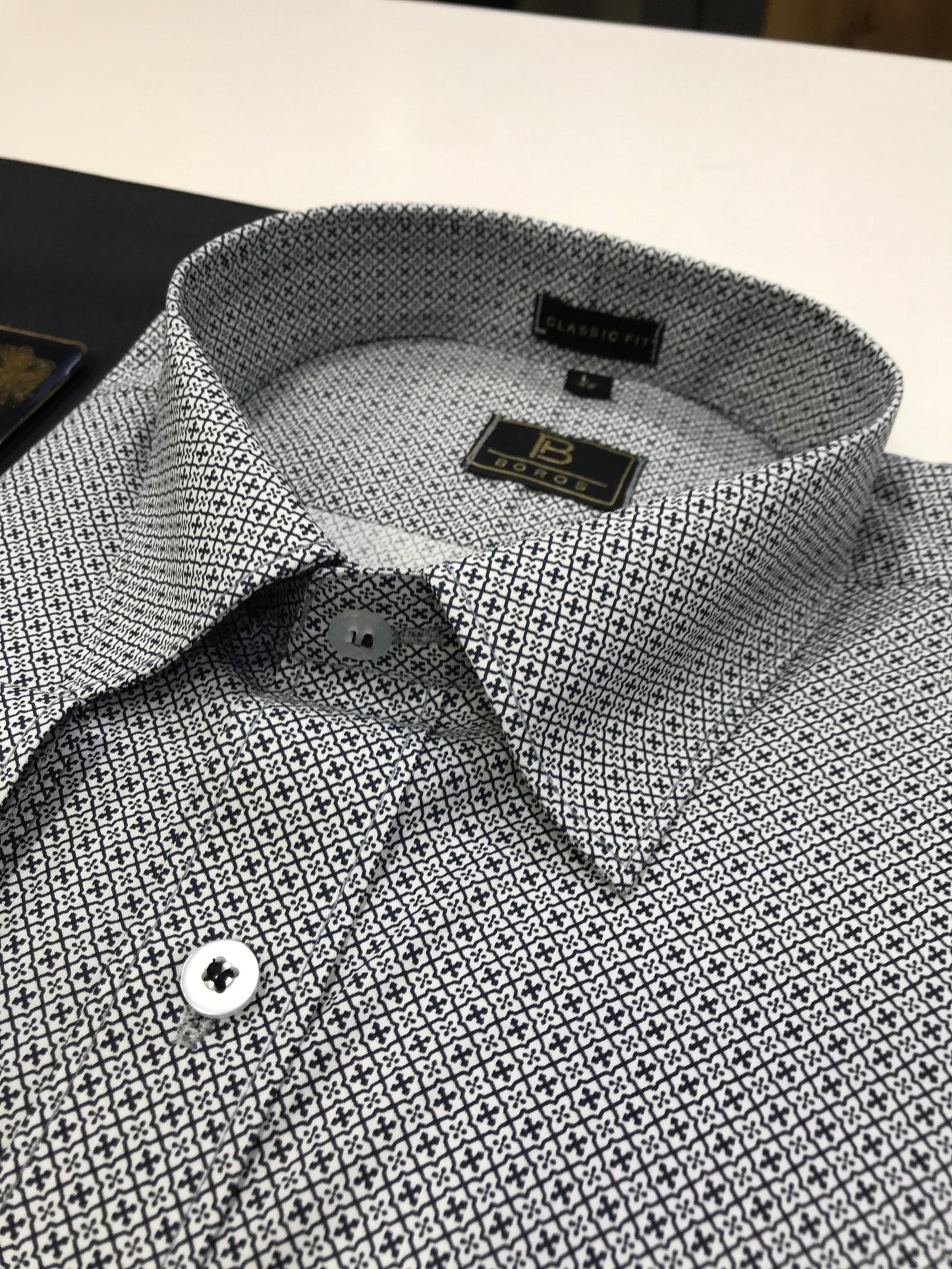 Caribean Blue Print Shirt