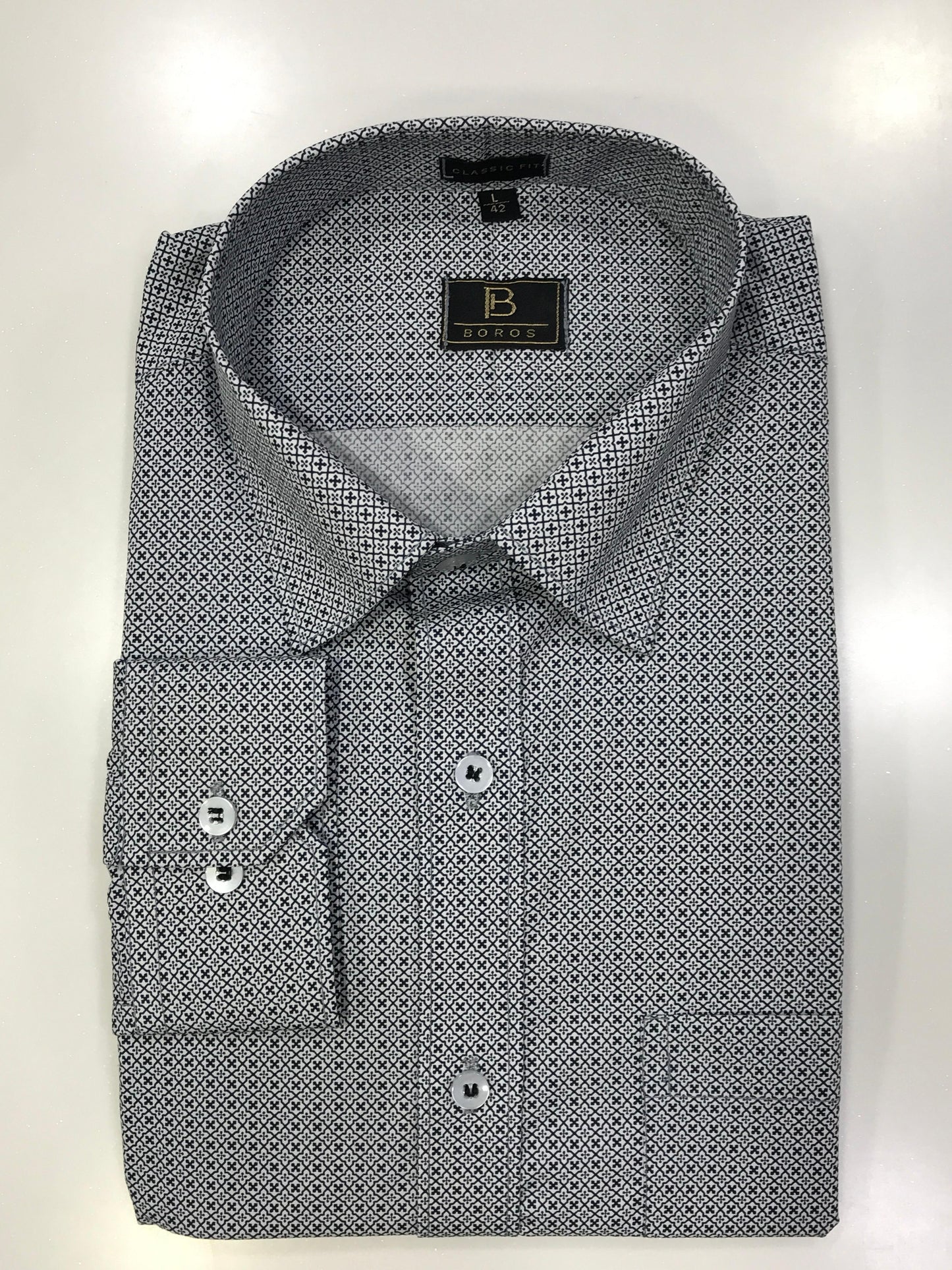 Caribean Blue Print Shirt