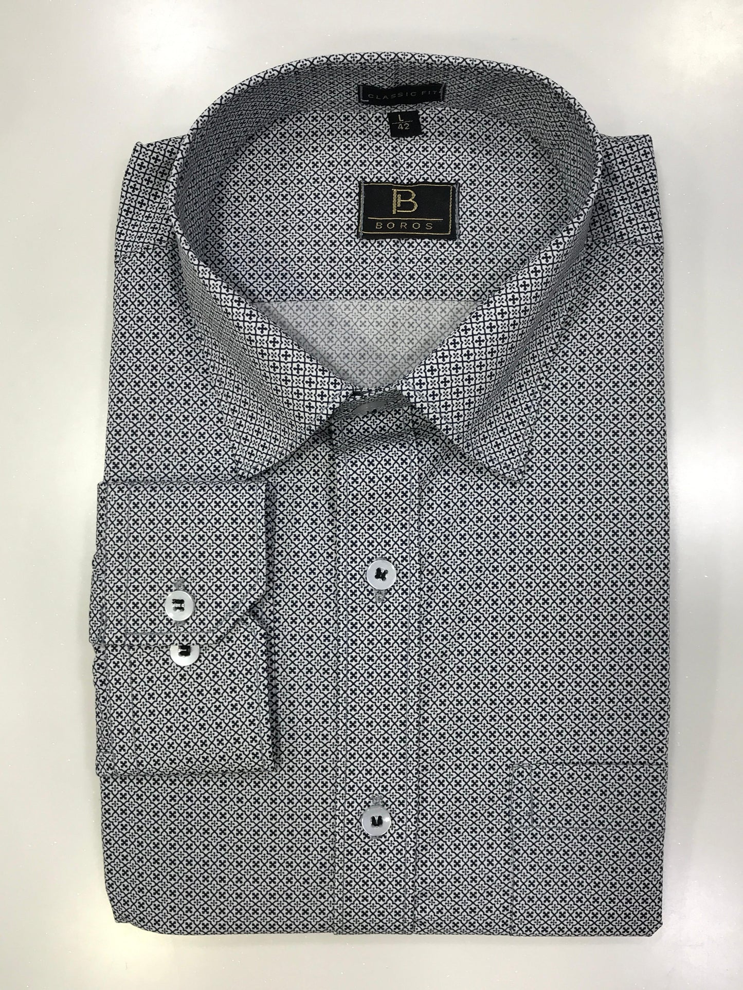 Caribean Blue Print Shirt