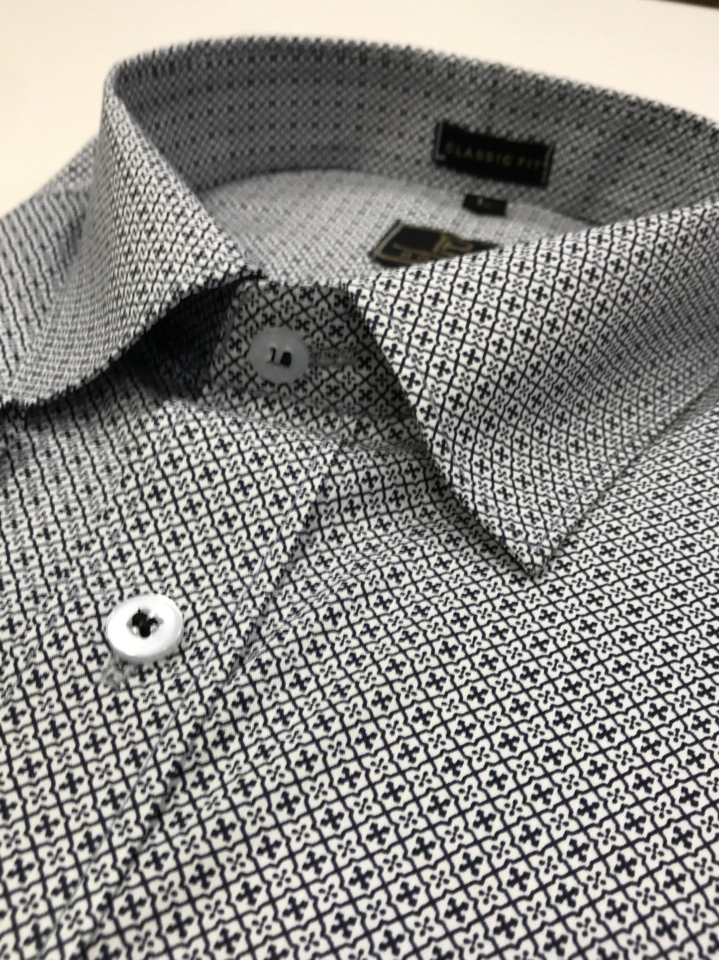 Caribean Blue Print Shirt