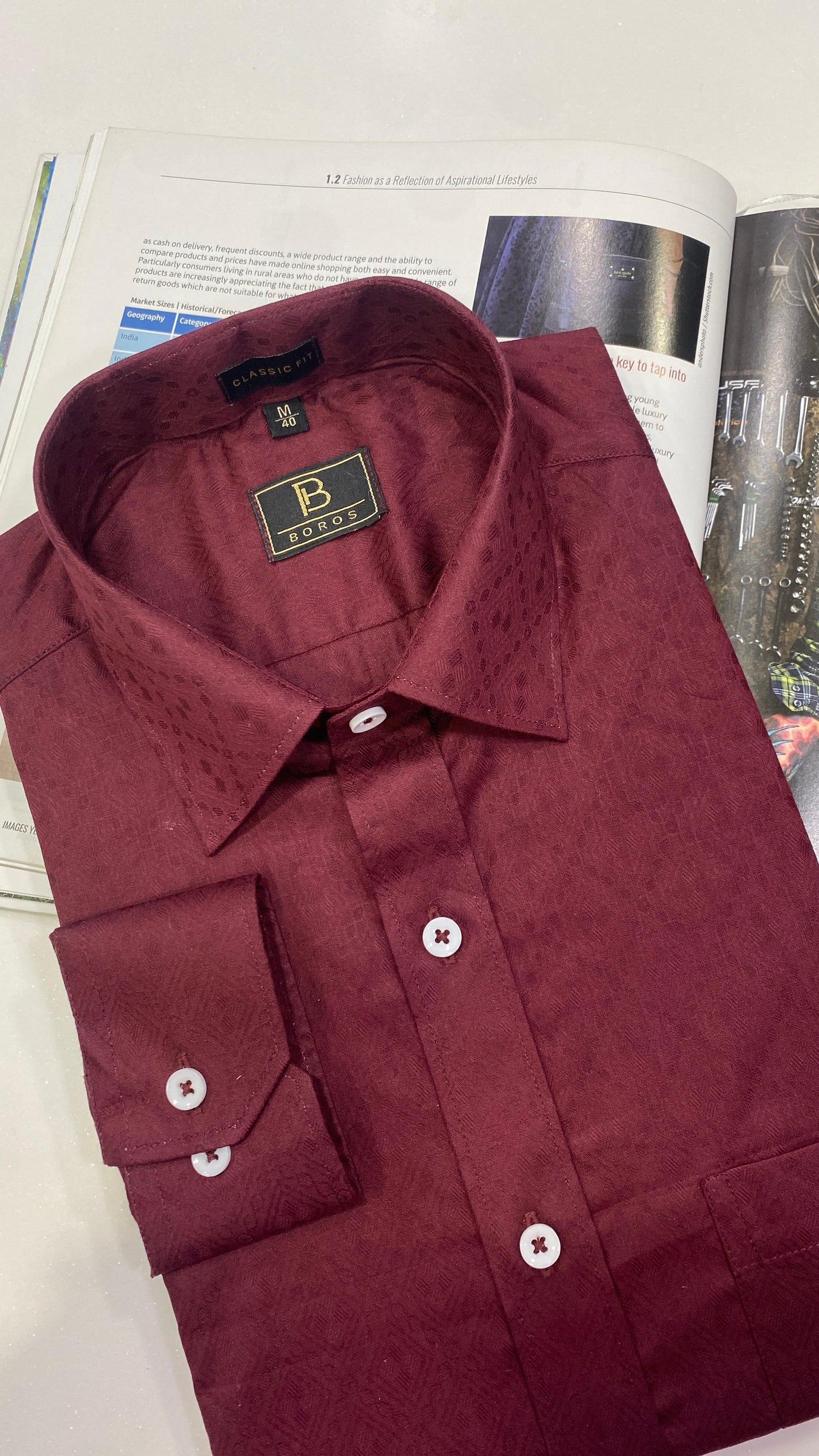 Passion Maroon Shirt