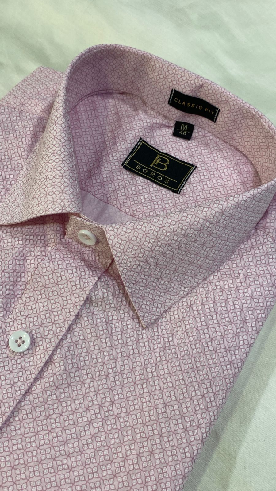 Pink Small Flower Print Shirt