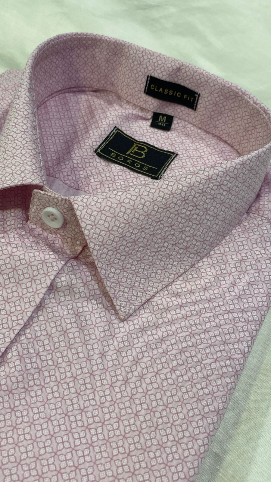 Pink Small Flower Print Shirt